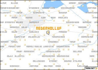 map of Neder Holluf