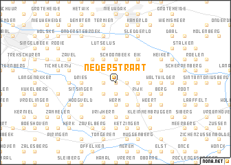 map of Nederstraat