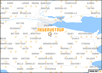 map of Neder Ustrup