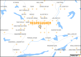 map of Nedre Gudhem