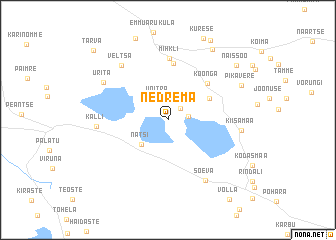 map of Nedrema