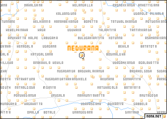 map of Nedurana