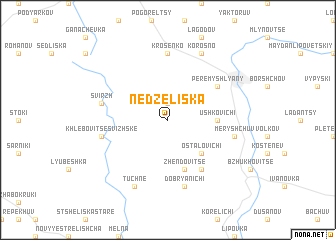 map of Nedzeliska