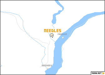 map of Needles
