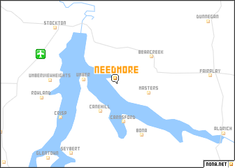 map of Needmore