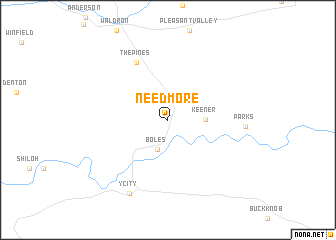 map of Needmore