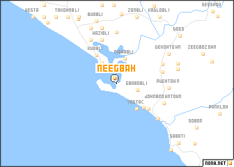 map of Neegbah