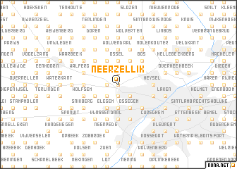 map of Neer Zellik