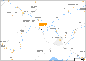 map of Neff