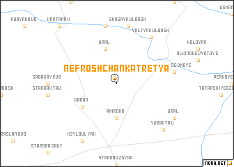 map of Nefroshchanka Tret\