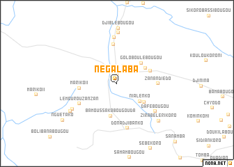 map of Négalaba