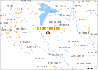 map of Negārestān