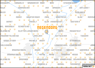 map of Negenoord