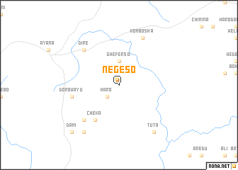 map of Negēso
