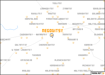 map of Negoditsy