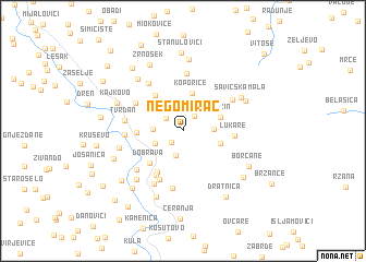 map of Negomirac