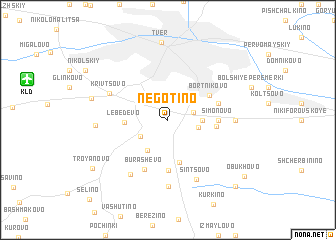 map of Negotino