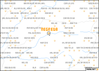 map of Negreda