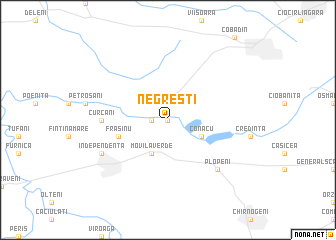 map of Negreşti