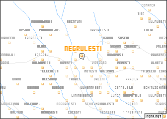 map of Negruleşti