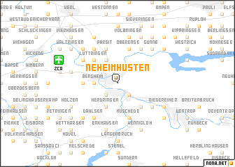 map of Neheim-Hüsten