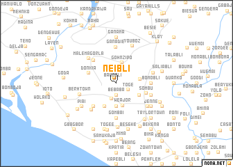 map of Neibli