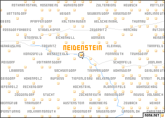 map of Neidenstein
