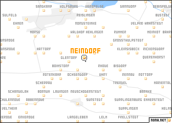 map of Neindorf