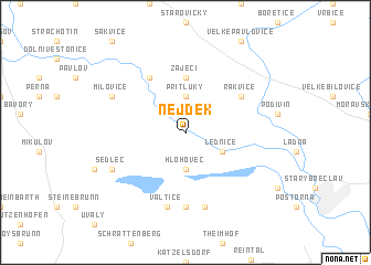 map of Nejdek