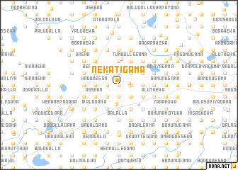 map of Nekatigama