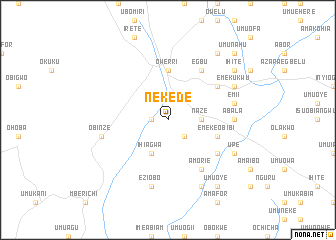 map of Nekede