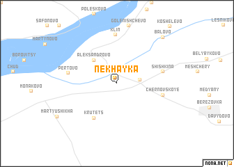 map of Nekhayka