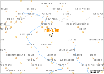 map of Neklen