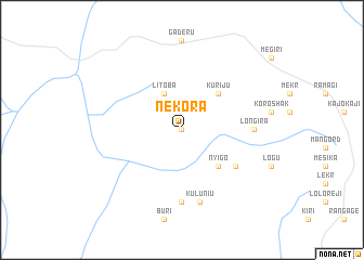 map of Nekora