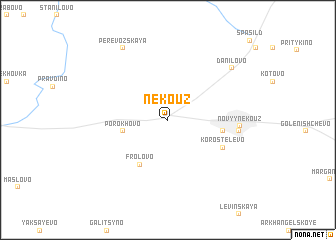 map of Nekouz