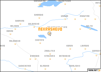 map of Nekrashevo