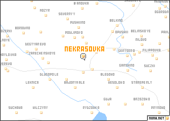 map of Nekrasovka