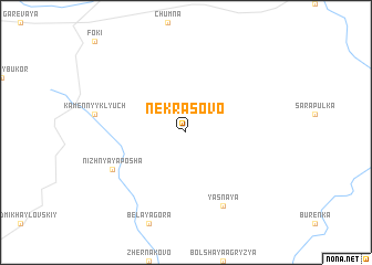 map of Nekrasovo