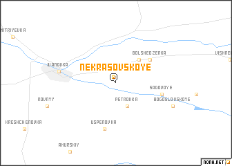 map of Nekrasovskoye