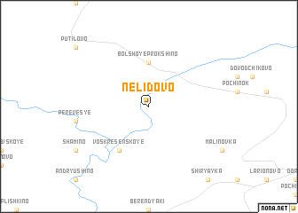 map of Nelidovo