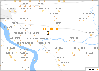 map of Nelidovo