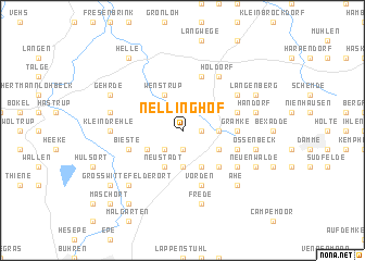 map of Nellinghof