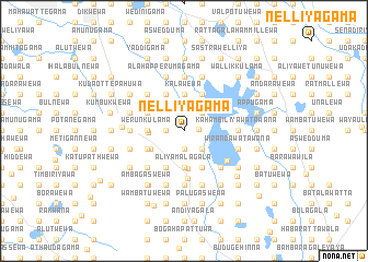 map of Nelliyagama