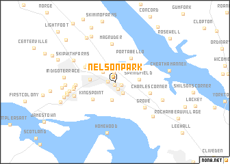map of Nelson Park