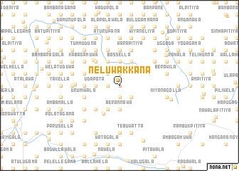 map of Neluwakkana