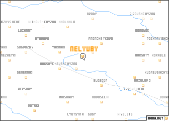 map of Nelyuby