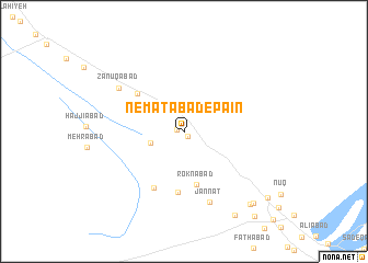 map of Ne‘matābād-e Pā\