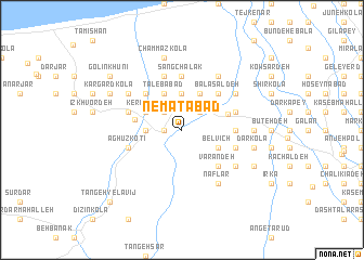 map of Ne‘matābād