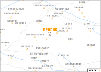 map of Nemcha