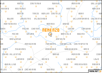 map of Nemenzo